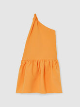 Reiss | 13-14 yrs One-Shoulder Tiered Dress in Orange