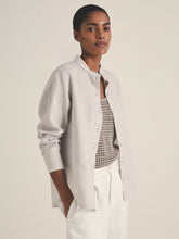 Reiss | | Les 100 Ciels Linen Shirt in Soft Grey