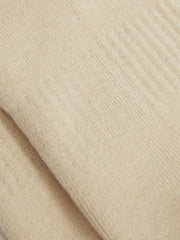 Reiss | Cotton-Blend Striped Crew Socks in Cream