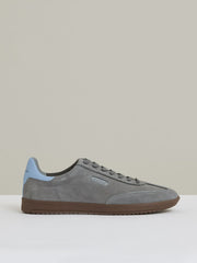 Reiss | Suede Low-Top Trainers in Dark Grey
