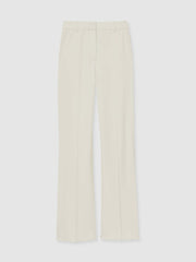Reiss | Wide Leg Tailored Trousers in Cream