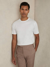 Reiss | Mercerised-Cotton Crew-Neck T-Shirt in White