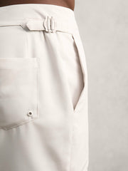 Reiss | Side-Adjuster Swim Shorts in Off White