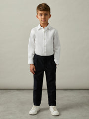 Reiss | 9-13 yrs Slim-Fit Cotton Shirt in White