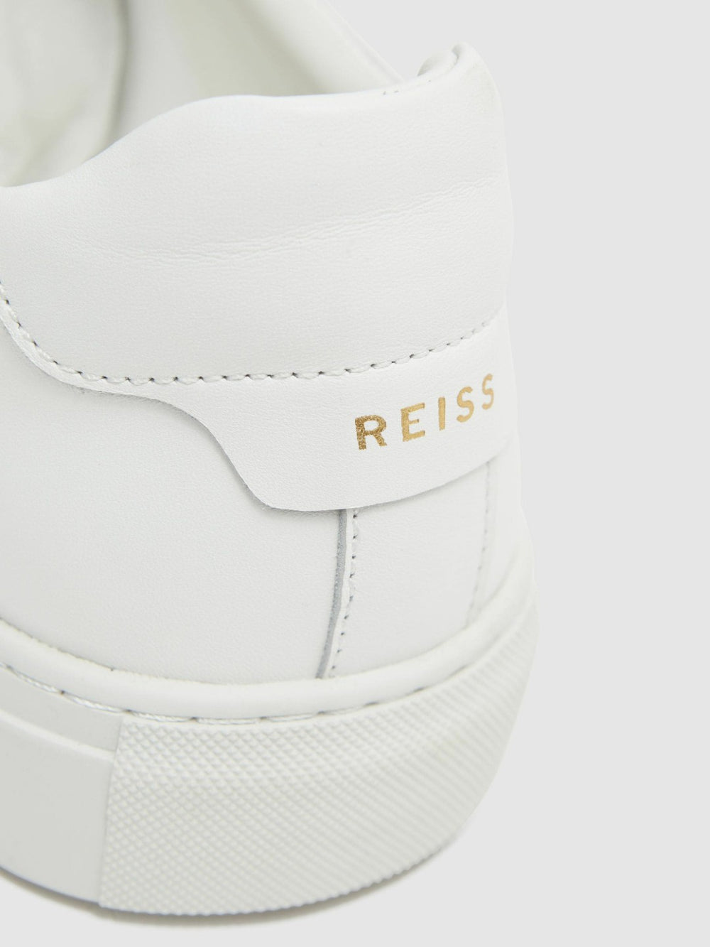 Reiss | Leather Low-Top Trainers in White