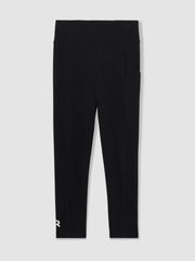 Reiss | 4-9 yrs Stretch Logo Print Leggings in Black