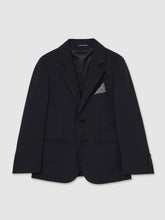 Reiss | 13-14 yrs Wool-Blend Single-Breasted Suit Blazer in Navy