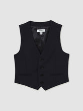 Reiss | 13-14 yrs Modern Fit Waistcoat in Navy