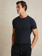 Reiss | Cotton Sports-Fit T-Shirt in Navy