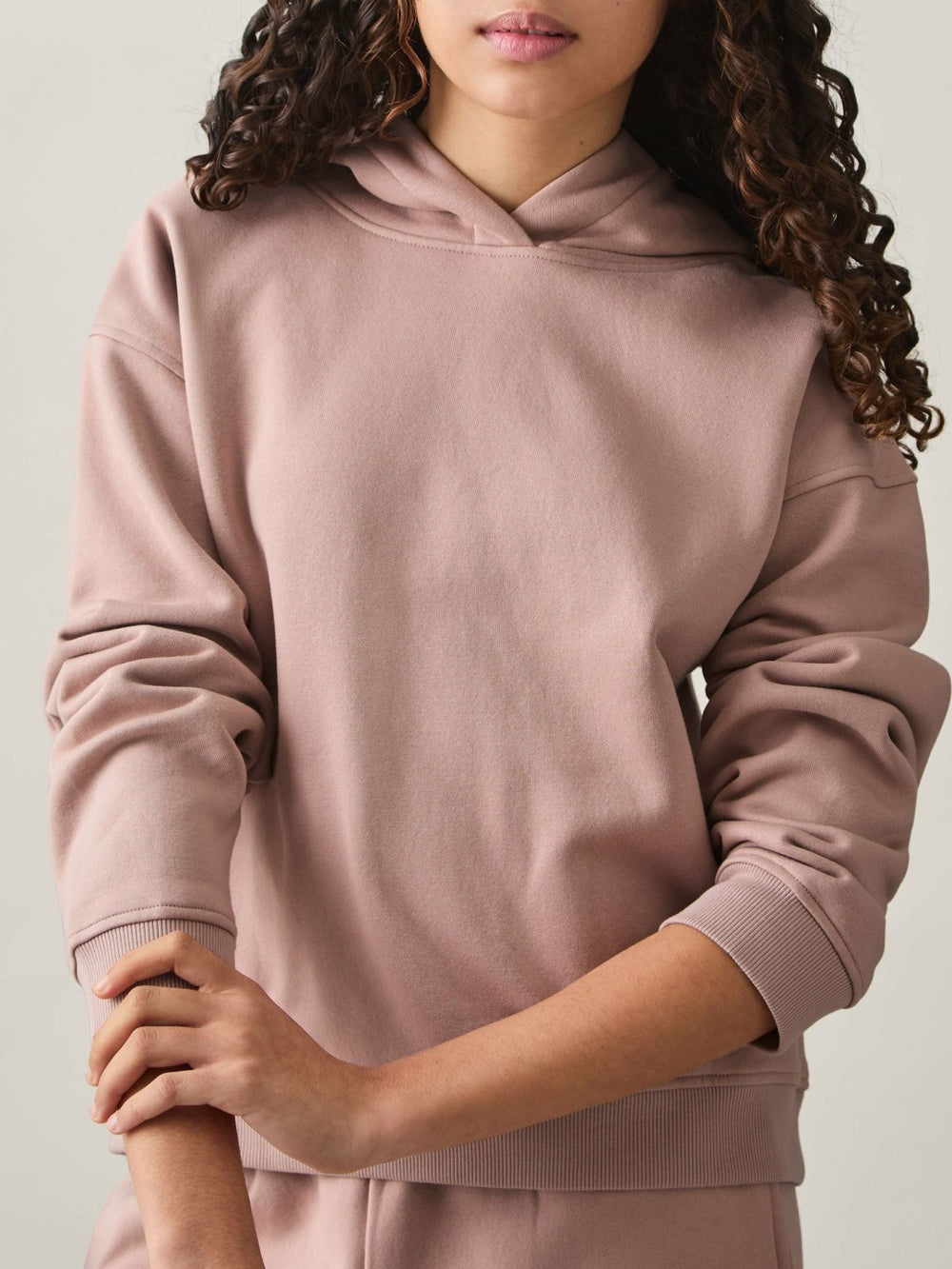 Reiss | 9-13 yrs Cotton-Blend Hoodie And Joggers Set in Mink