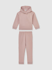 Reiss | 9-13 yrs Cotton-Blend Hoodie And Joggers Set in Mink