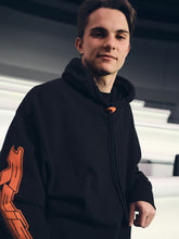 Reiss | McLaren F1 Team Oversize Toggle Hoodie Unisex Fit in Black