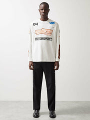 Reiss | McLaren F1 Team Cotton Logo T-Shirt Unisex Fit in White