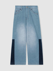 Reiss | 4-9 yrs Patchwork Denim Jeans Two-Tone in Blue