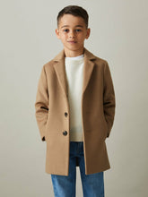 Reiss | 9-13 yrs Single Breasted Overcoat in Camel