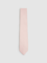 Reiss | Textured Silk Blend Tie in Light Pink