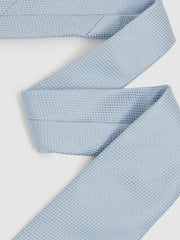 Reiss | Textured Silk Blend Tie in Light Blue