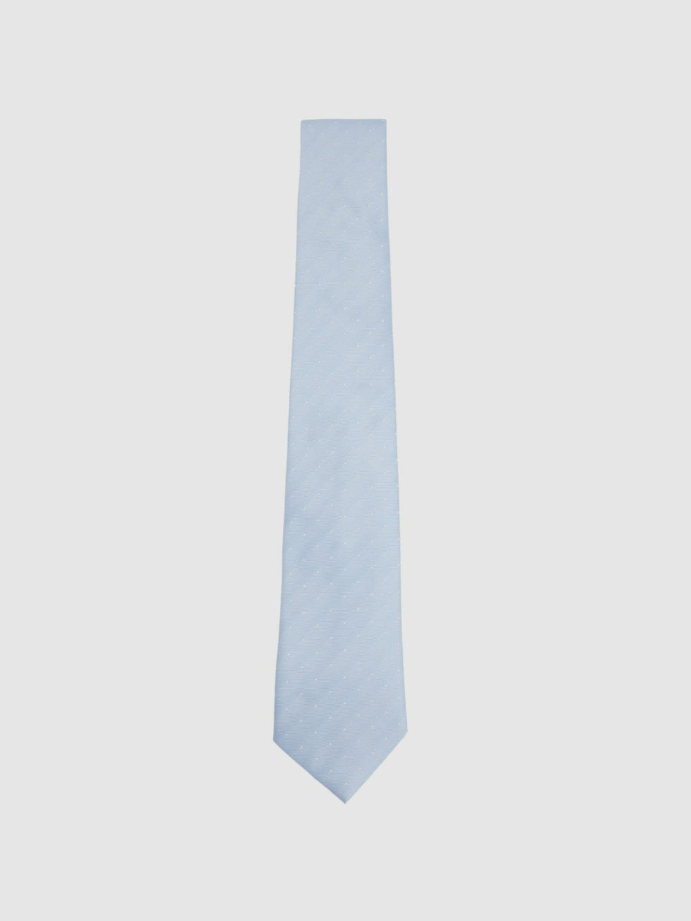 Reiss | Polka Dot Silk Tie in Light Blue