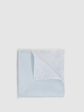 Reiss | Polka Dot Silk Pocket Square in Light Blue