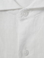 Reiss | 9-13 yrs Linen Cutaway Collar Shirt in White
