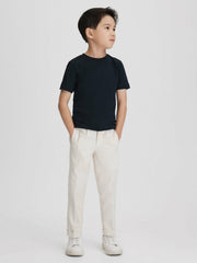 Reiss | 9-13 yrs Crew Neck T-Shirt in Navy