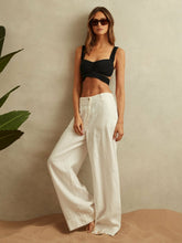Reiss | Wrap Design Bikini Top in Black