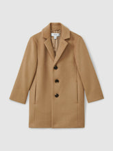 Reiss | 13-14 yrs Single Breasted Overcoat in Camel