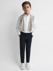 Reiss | 9-14 yrs Button Down Oxford Shirt in White