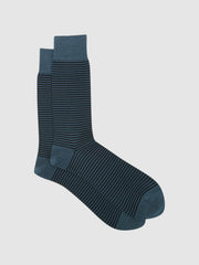 Reiss | Striped Socks in Airforce Blue/ Navy