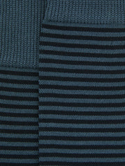 Reiss | Striped Socks in Airforce Blue/ Navy