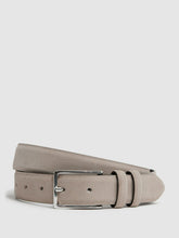 Reiss | Suede Belt in Stone