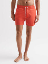 Reiss | Plain Drawstring Swim Shorts in Bright Orange
