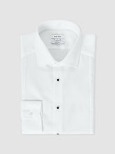 Reiss | Slim Fit Cotton Marcella Tuxedo Shirt in White