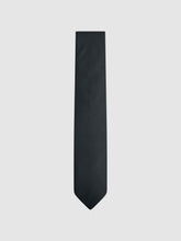 Reiss | Textured Silk Blend Tie in Navy