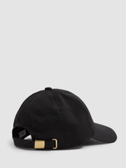 Reiss | Logo-Embroidered Baseball Cap in Black