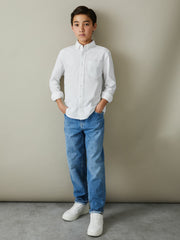 Reiss | 3-9 yrs Button Down Oxford Shirt in White