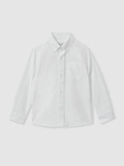 Reiss | 3-9 yrs Button Down Oxford Shirt in White