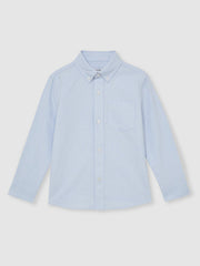Reiss | 9-13 yrs Button Down Oxford Shirt in Soft Blue