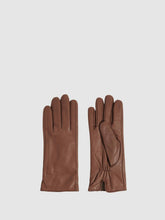 Reiss | Leather Gloves in Tan