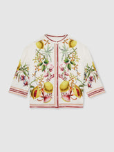 Reiss | 13-14 yrs | NYBG Satin Floral-Print Shirt in Ivory