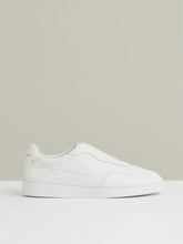Reiss | Leather Elasticated-Lace Trainers in White