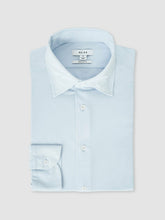 Reiss | Long-Sleeve Travel Shirt in Soft Blue