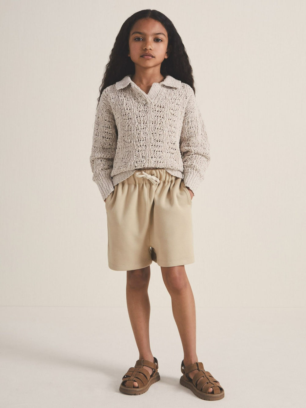 Reiss | 4-9 yrs | Les 100 Ciels Jersey Shorts in Sage