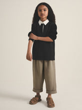 Reiss | 9-13 yrs | Les 100 Ciels Polo Sweatshirt in Black