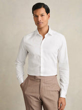 Reiss | Slim Fit Slim-Fit Cotton-Sateen Shirt in White