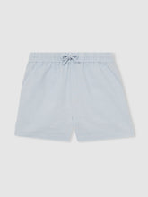 Reiss | 13-14 yrs Cotton-Linen Drawstring Shorts in Soft Blue