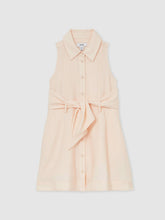 Reiss | 13-14 yrs Tie-Waist Collared Dress in Pink