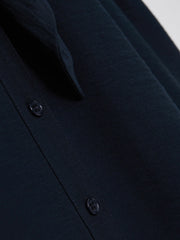 Reiss | 9-13 yrs Tie-Waist Collared Dress in Blue