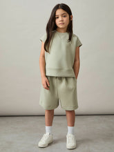 Reiss | 4-9 yrs Modal-Blend Sweatshirt And Shorts Set in Sage