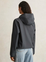 Reiss | Rains Hardshell Short Jacket in Navy